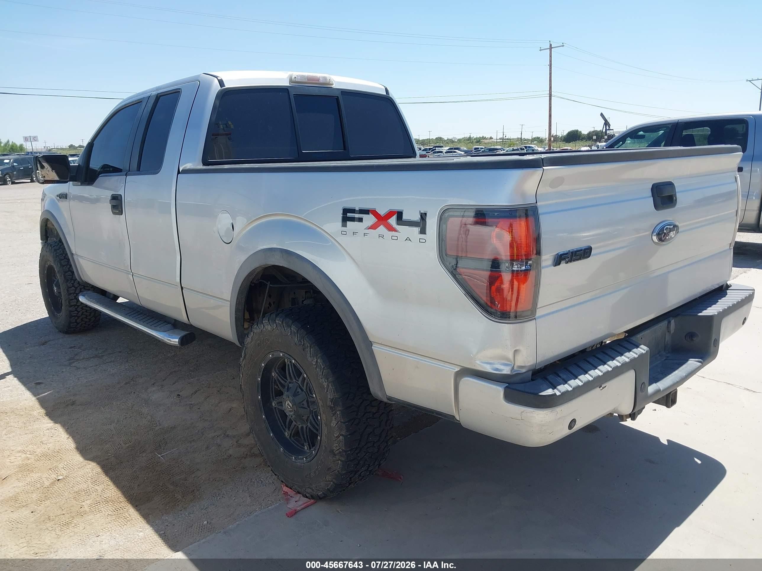 2010 Ford F-150 Fx4/lariat/xl/xlt Silver vin: 1FTFX1EVXAFC48383