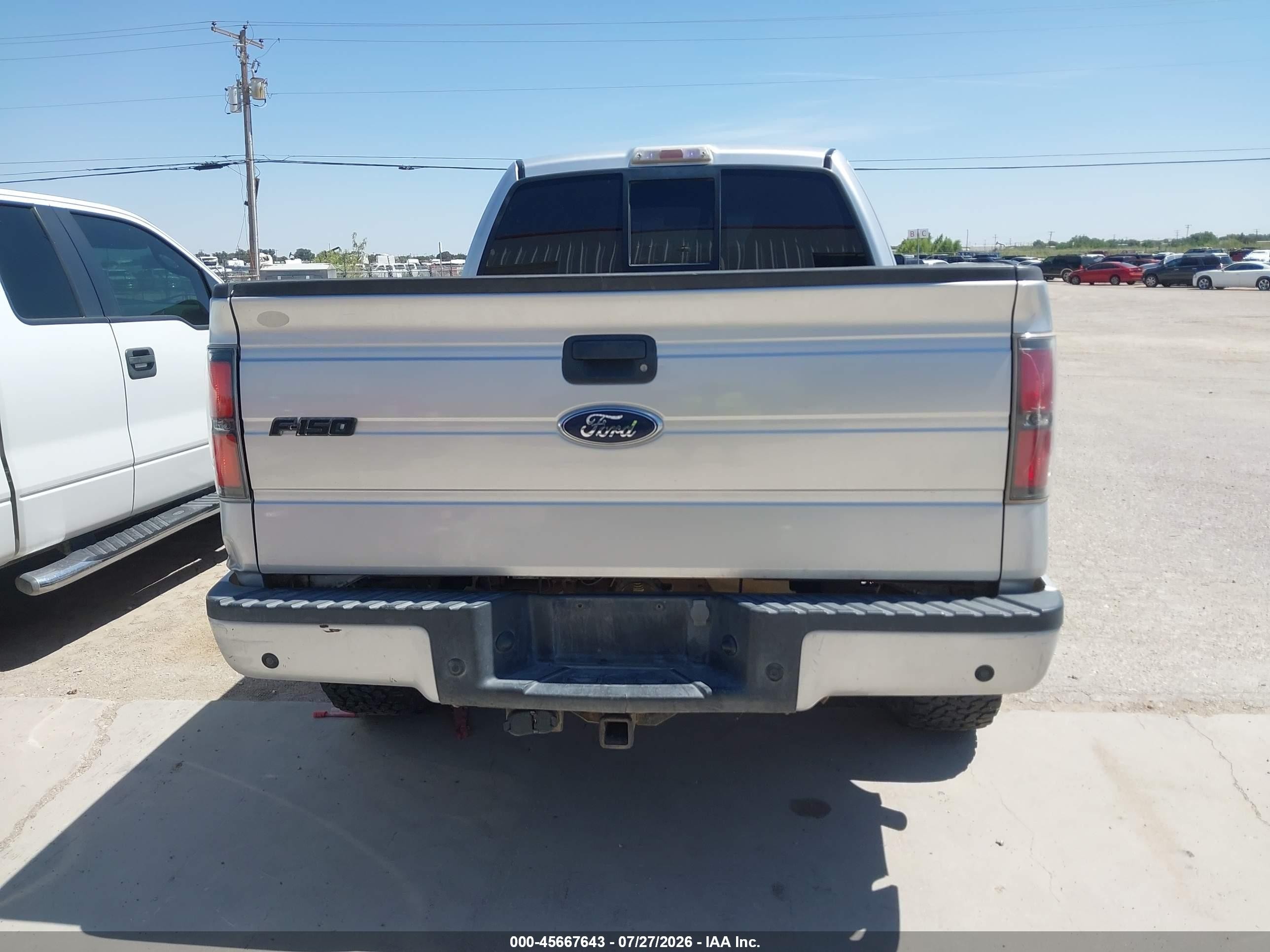 2010 Ford F-150 Fx4/lariat/xl/xlt Silver vin: 1FTFX1EVXAFC48383