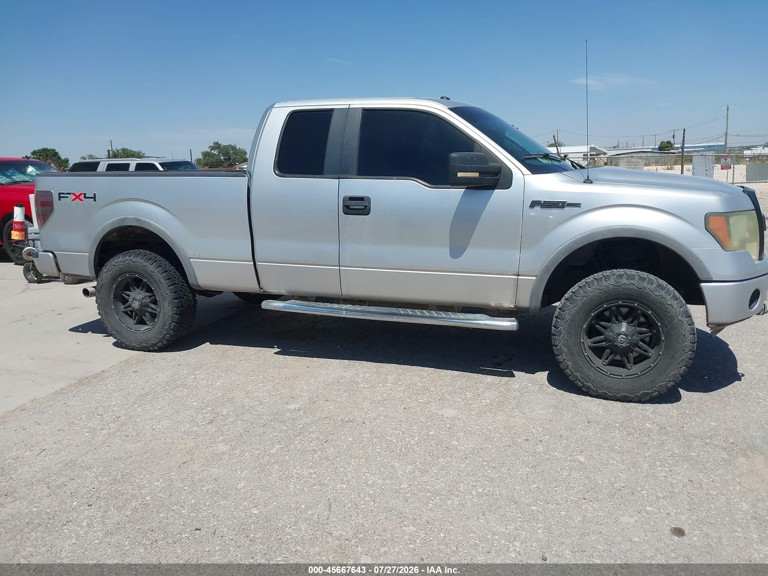 2010 Ford F-150 Fx4/lariat/xl/xlt Silver vin: 1FTFX1EVXAFC48383