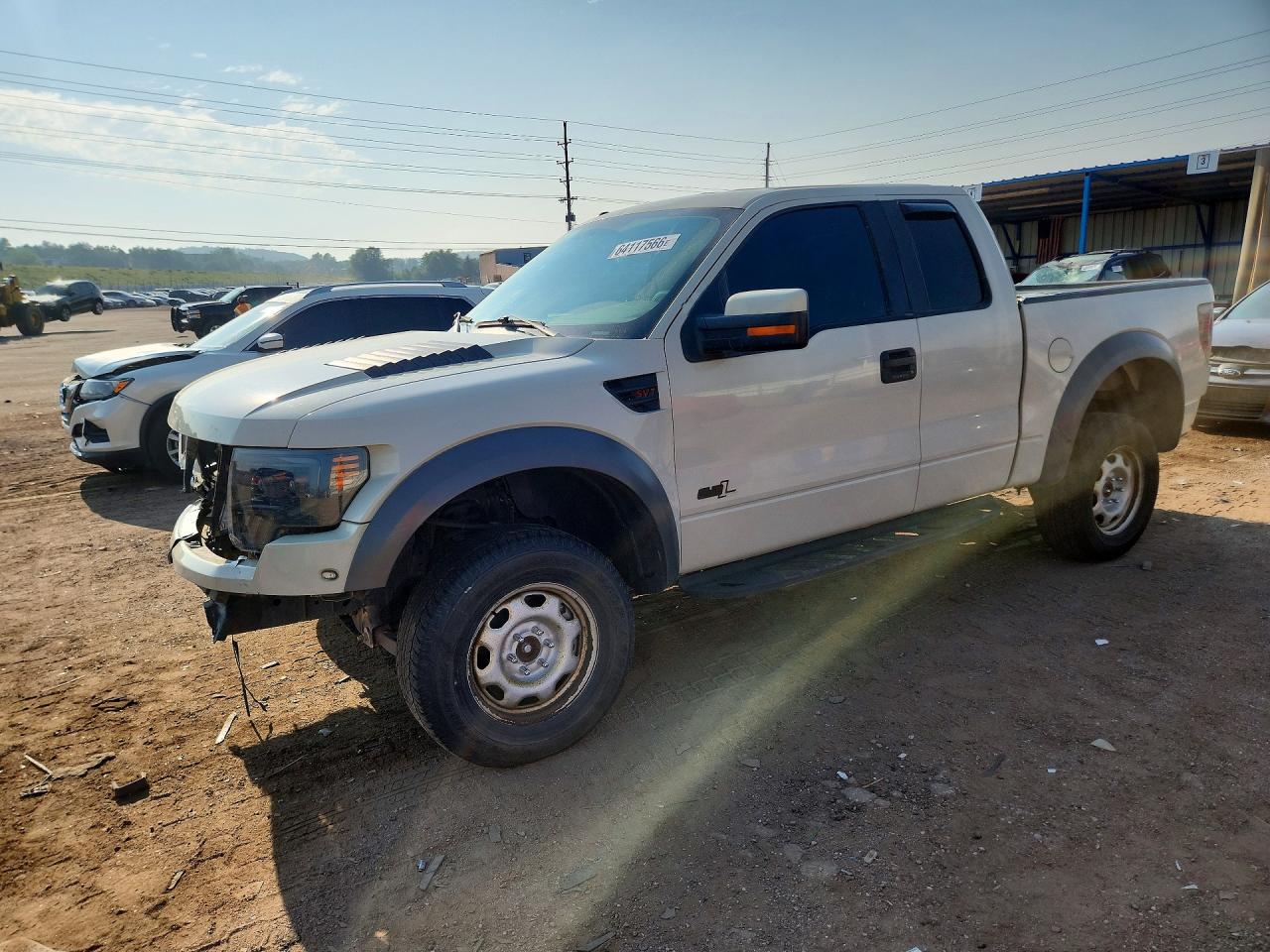2014 Ford F150 Svt Raptor White vin: 1FTFX1R61EFB58886