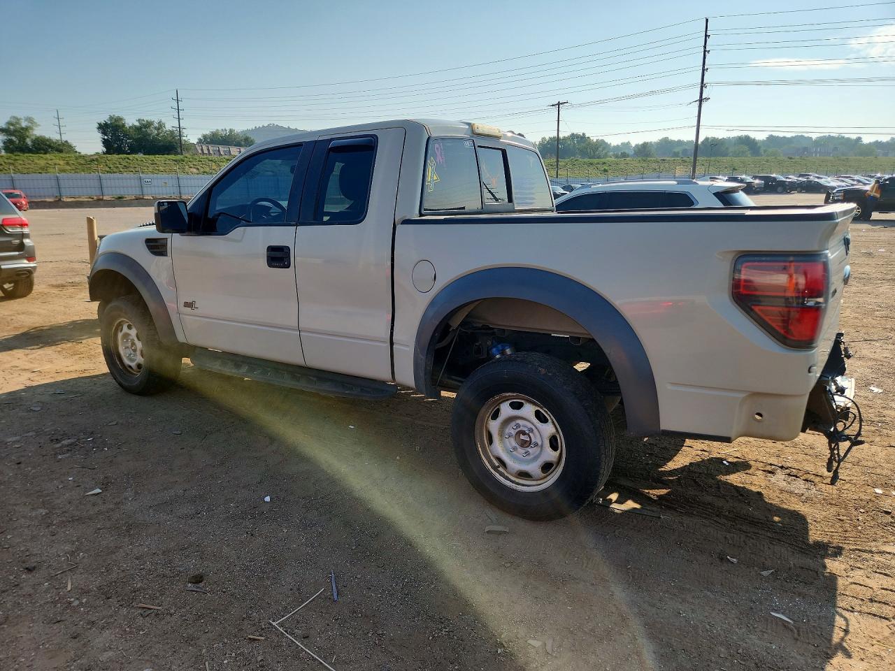 2014 Ford F150 Svt Raptor White vin: 1FTFX1R61EFB58886
