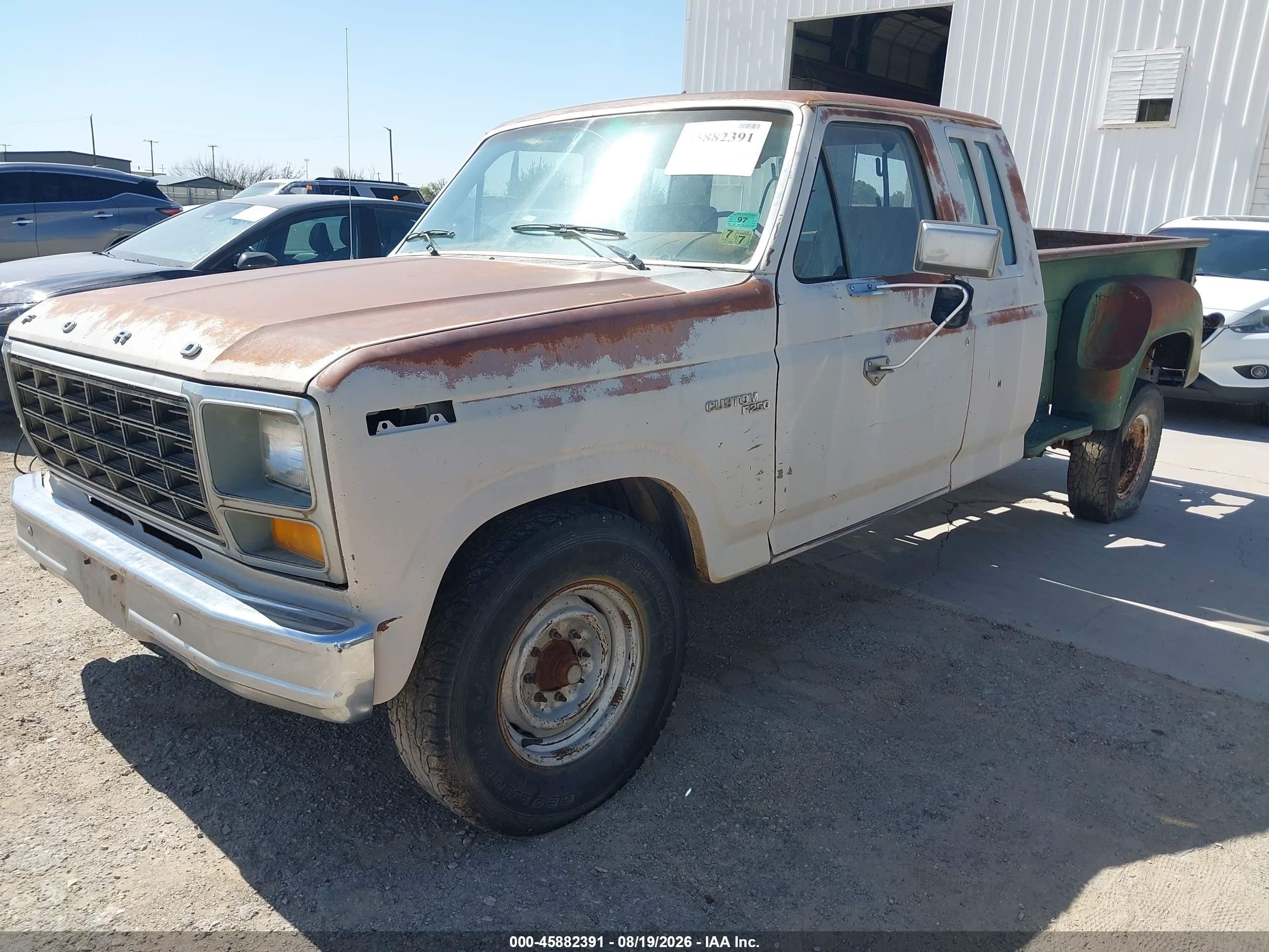 1981 Ford F250   Tan vin: 1FTFX25G5BKA05094