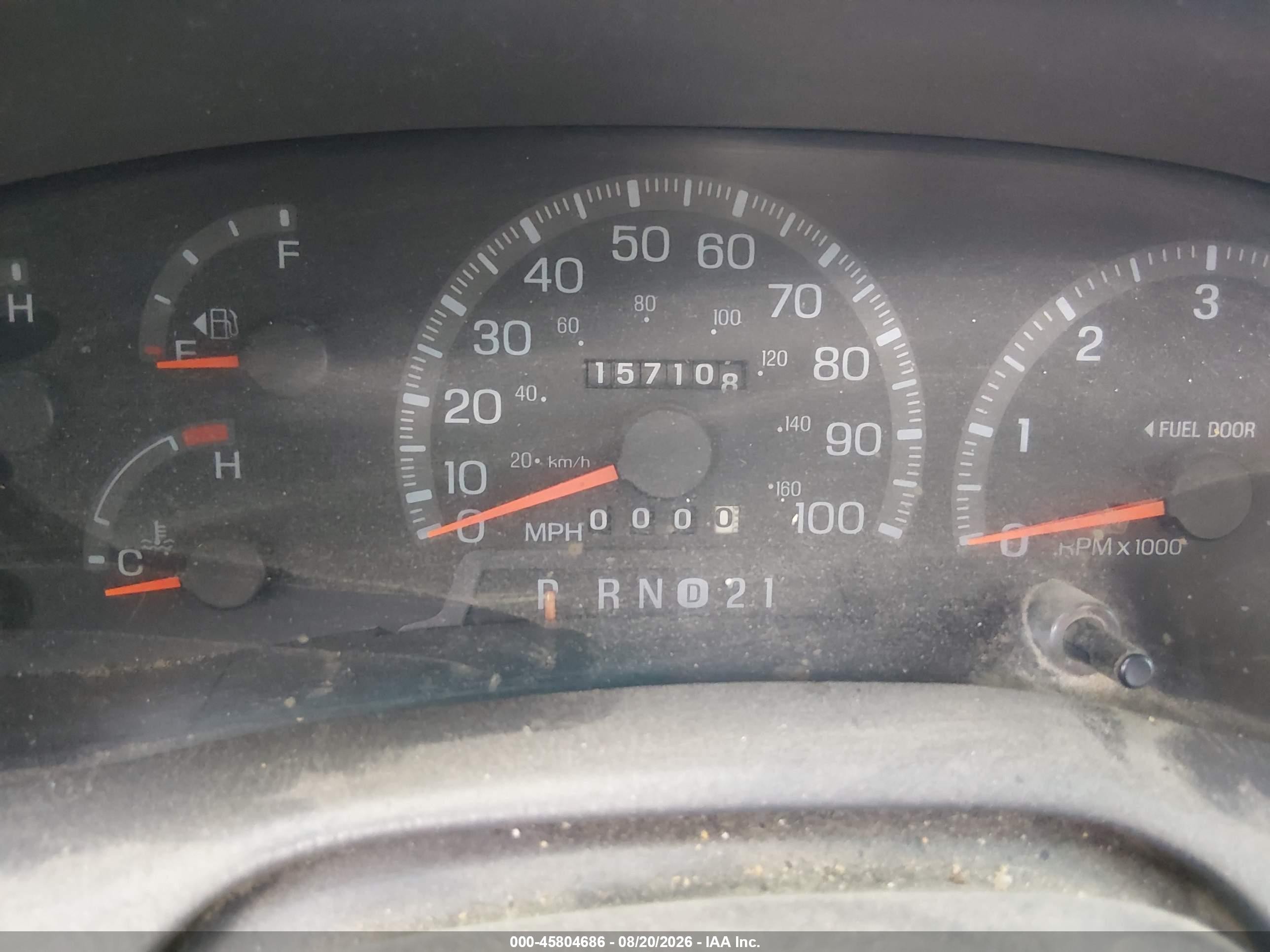 1997 Ford F-250 Lariat/standard/xl/xlt Red vin: 1FTFX27L1VKC15111