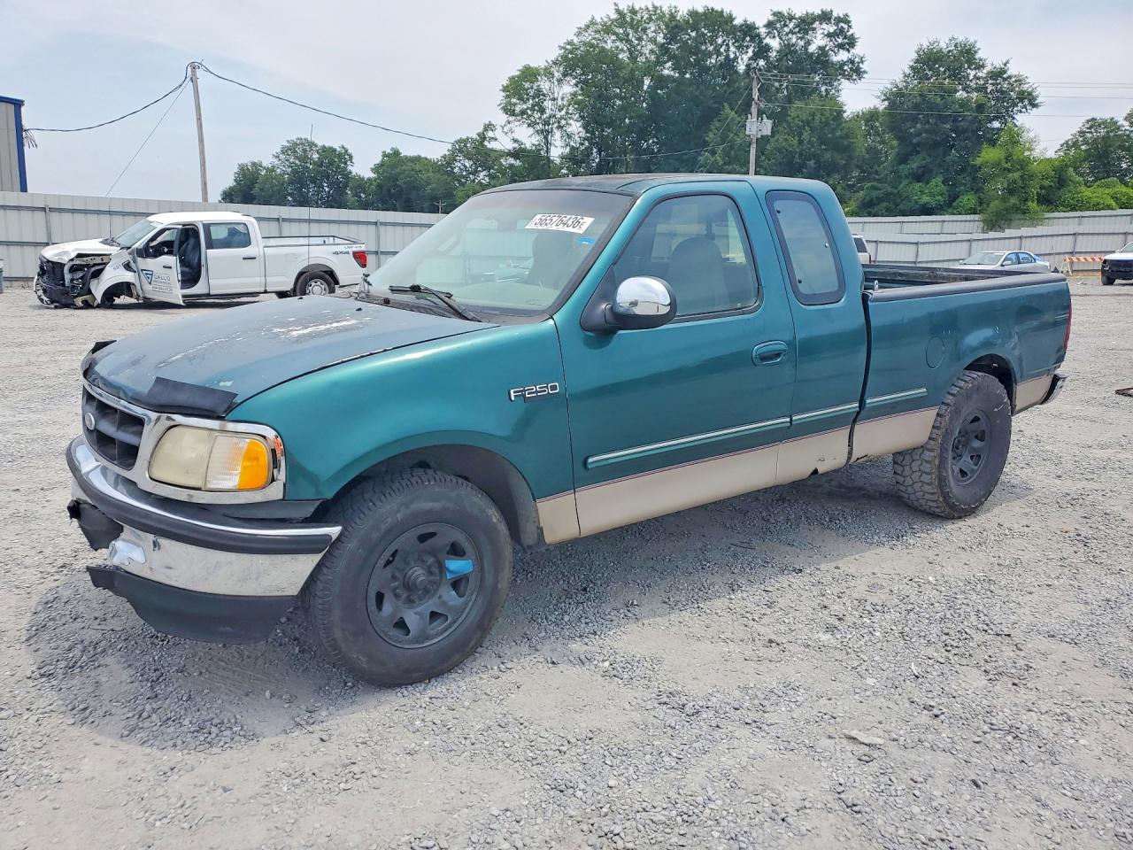 1997 Ford F250 Green vin: 1FTFX27L8VNB25081