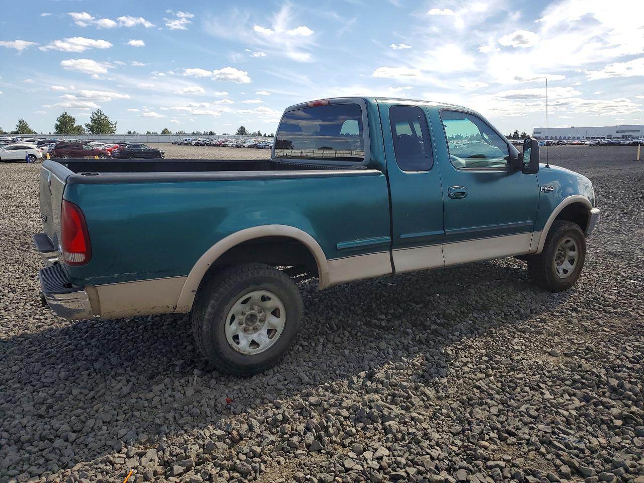 1997 Ford F250 Green vin: 1FTFX28L1VKC80149