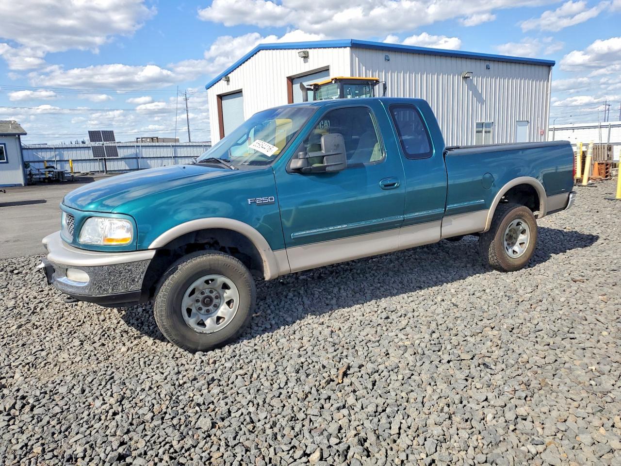 1997 Ford F250 Green vin: 1FTFX28L1VKC80149