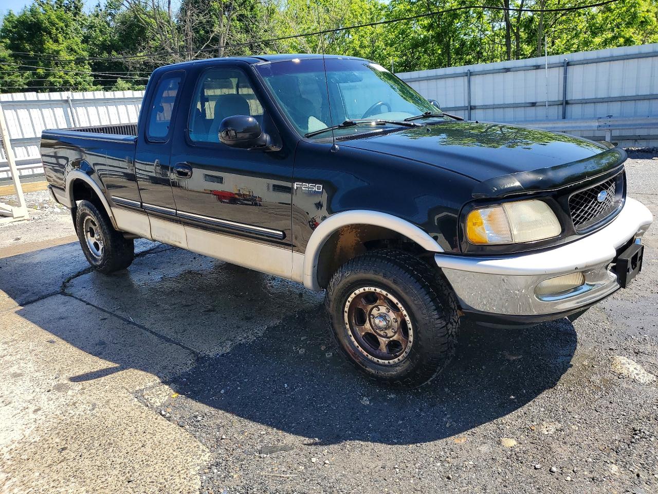 1997 Ford F250 Black vin: 1FTFX28L2VNB56258