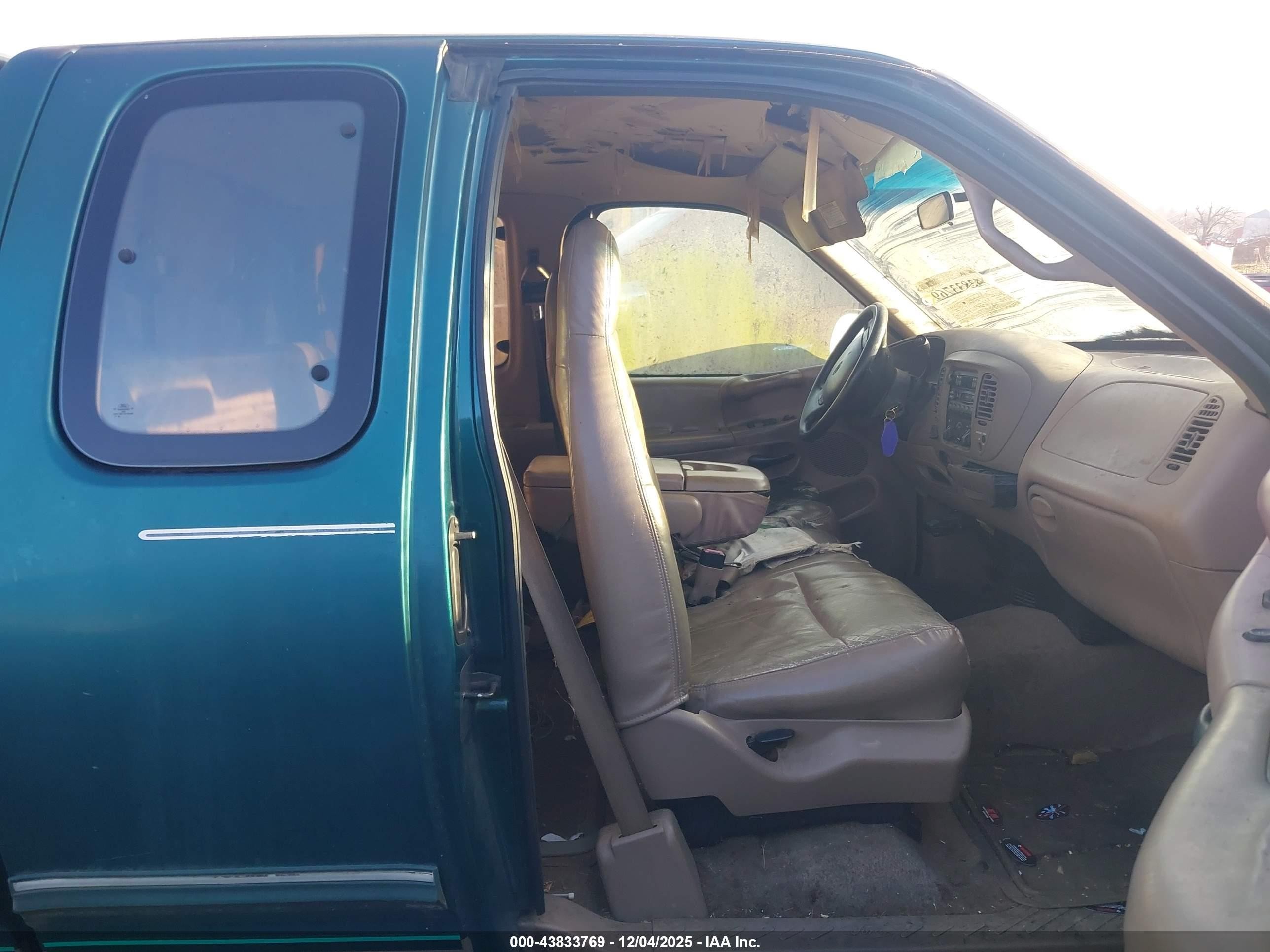 1997 Ford F-250 Lariat/standard/xl/xlt Green vin: 1FTFX28L5VKC59238