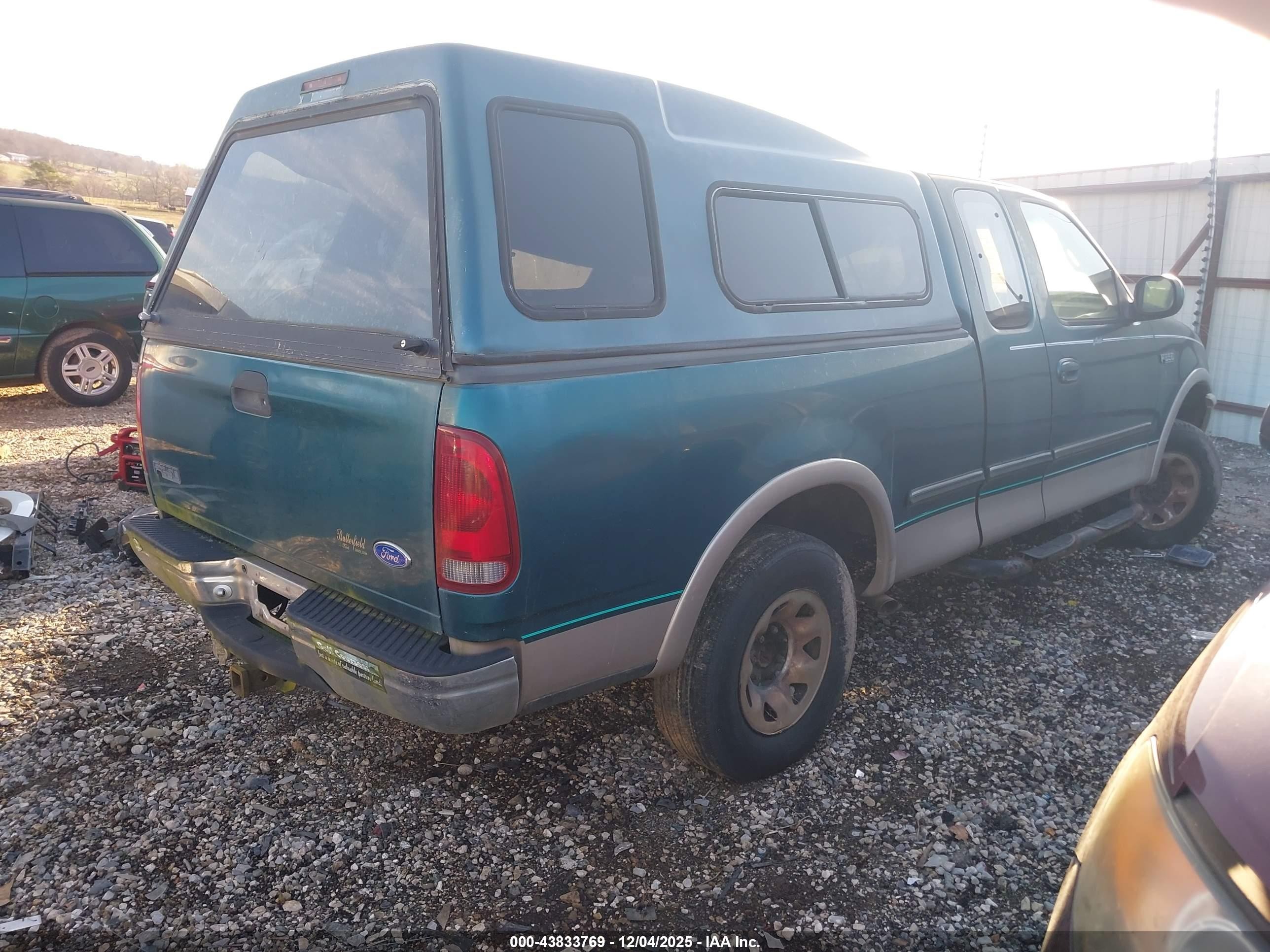1997 Ford F-250 Lariat/standard/xl/xlt Green vin: 1FTFX28L5VKC59238