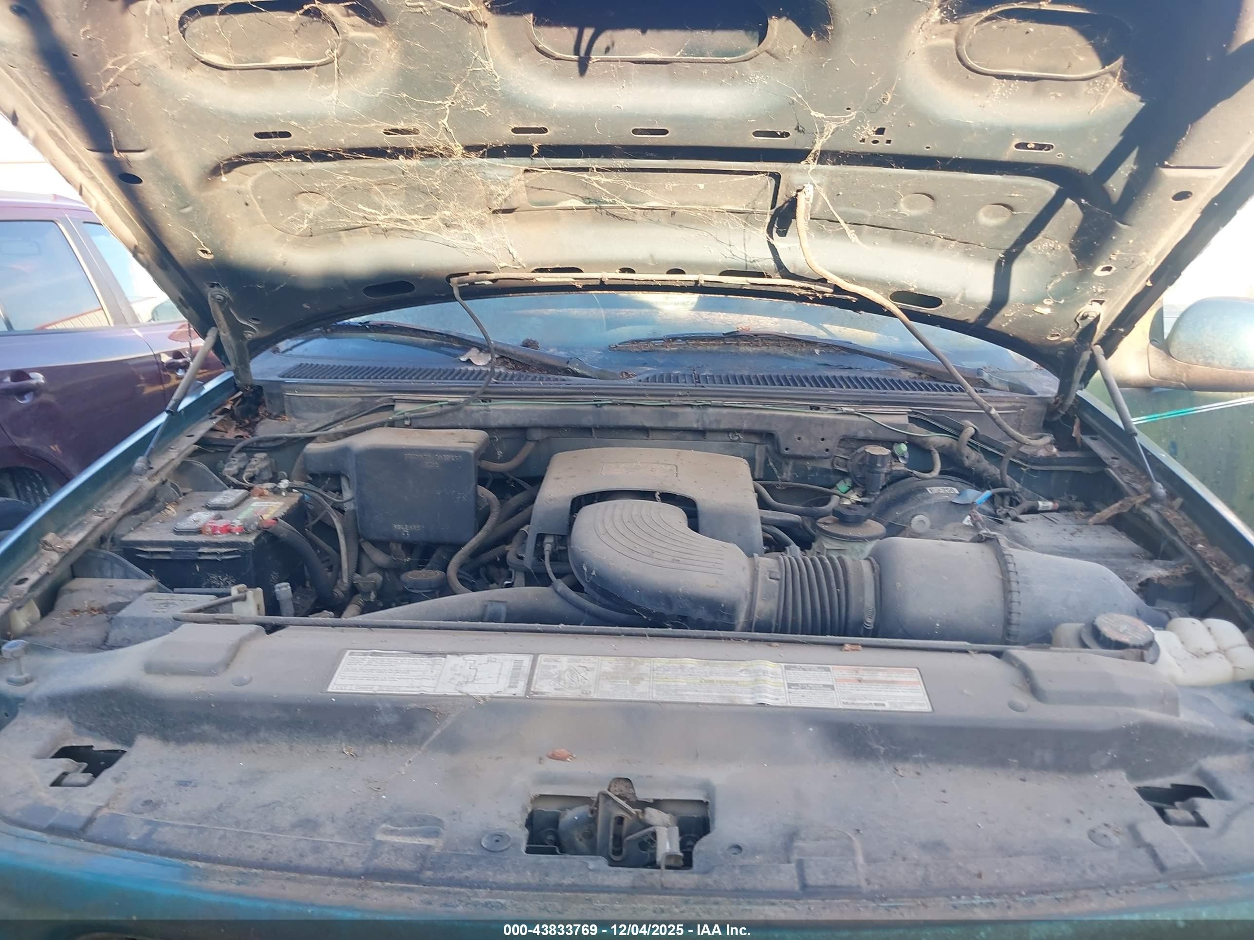 1997 Ford F-250 Lariat/standard/xl/xlt Green vin: 1FTFX28L5VKC59238