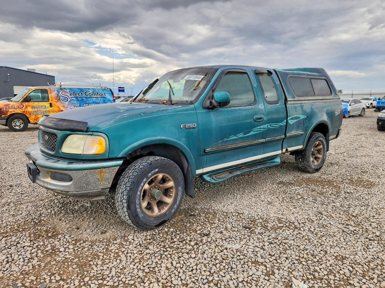 1997 Ford F250 Зеленый vin: 1FTFX28L6VKC43324