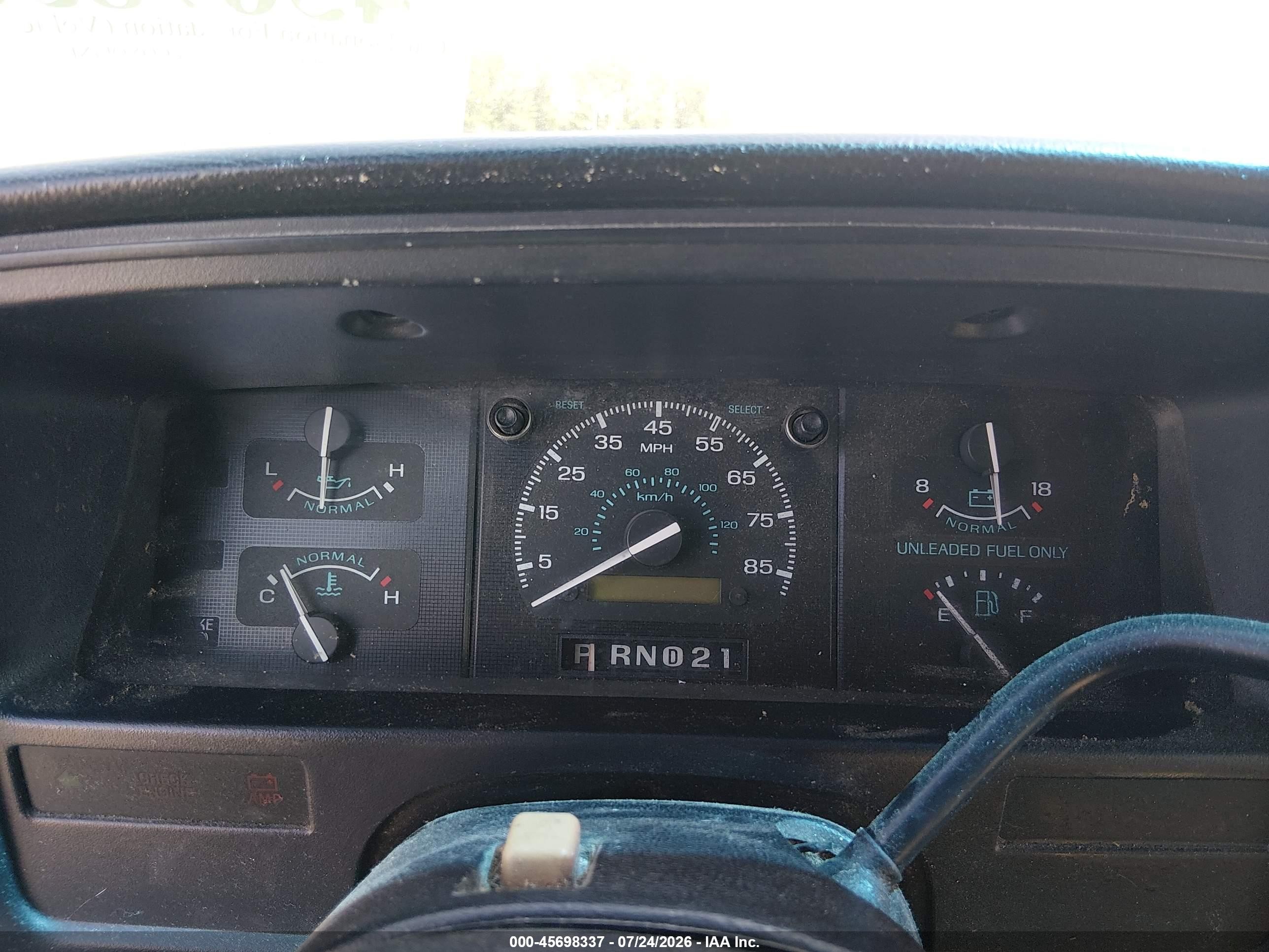 1995 Ford Econoline E250 Van White vin: 1FTHE24H5SHA35086