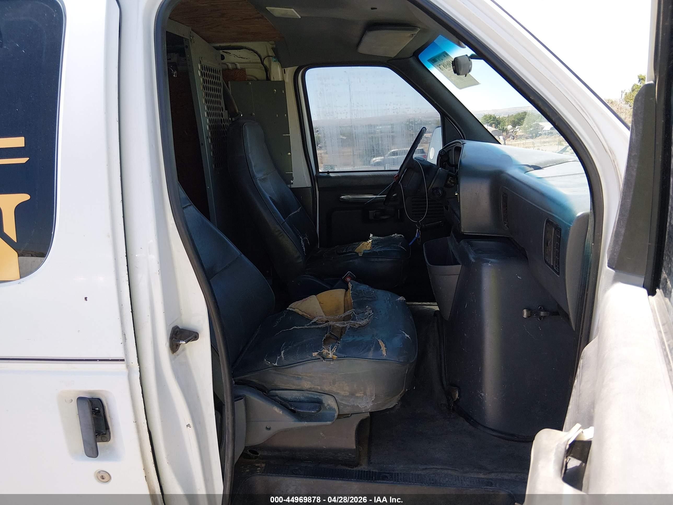 1996 Ford Econoline E250 Van White vin: 1FTHE24Y8THB43803