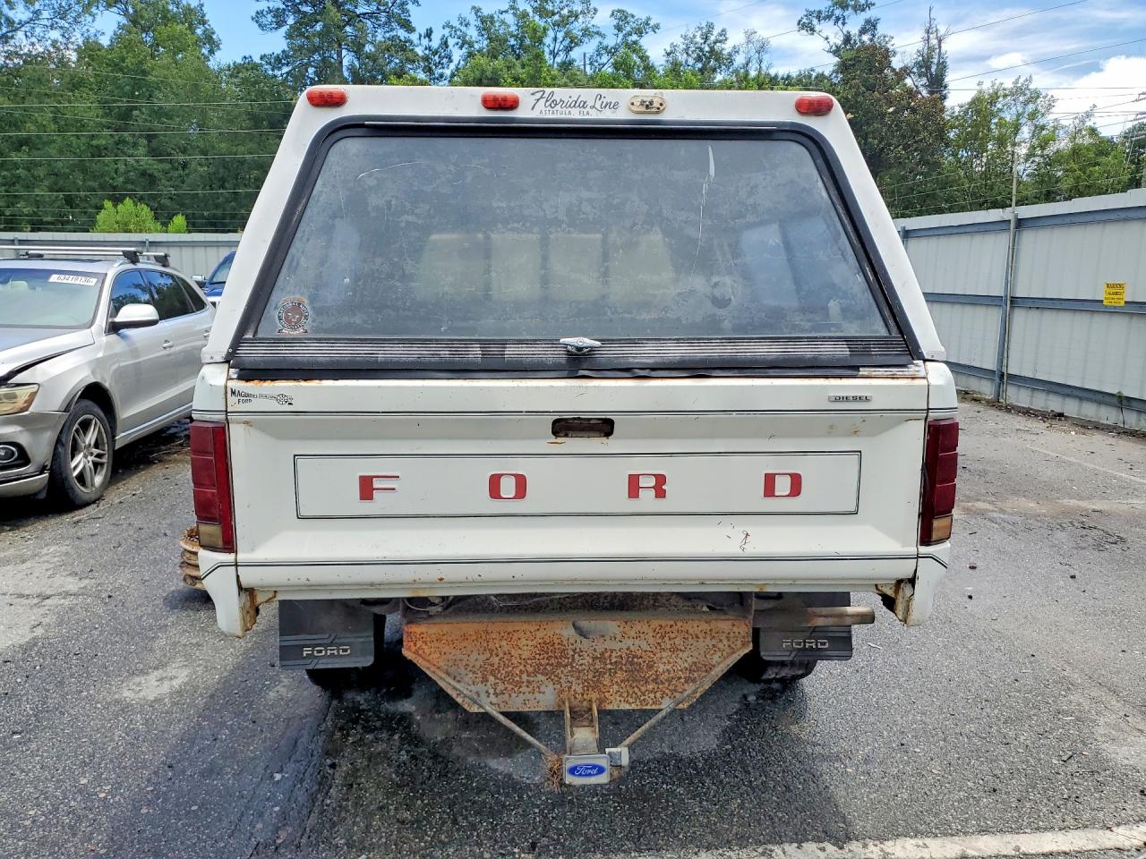 1983 Ford F250 White vin: 1FTHF2517DNA20205