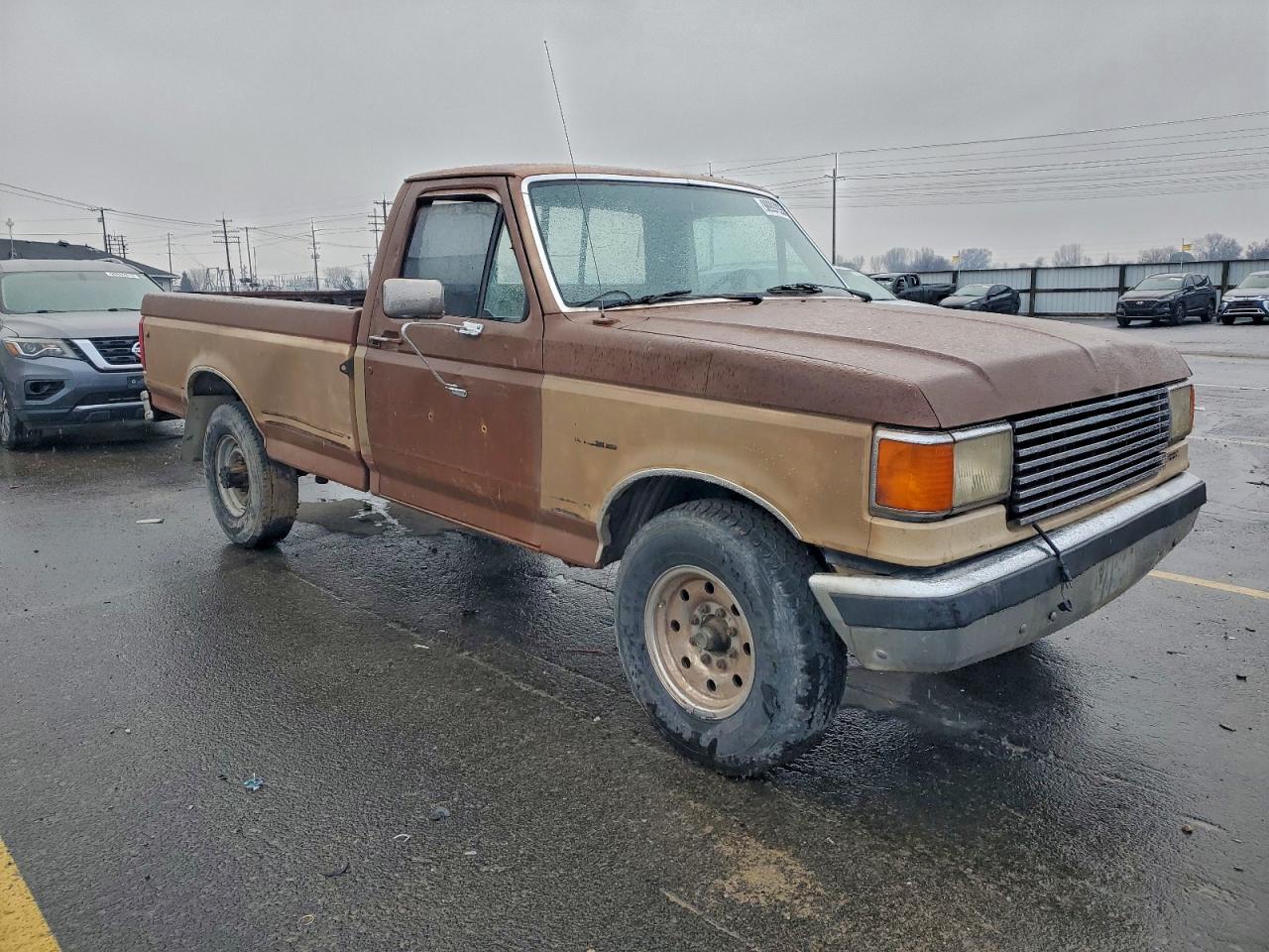 1987 Ford F250 Brown vin: 1FTHF251XHPA17700