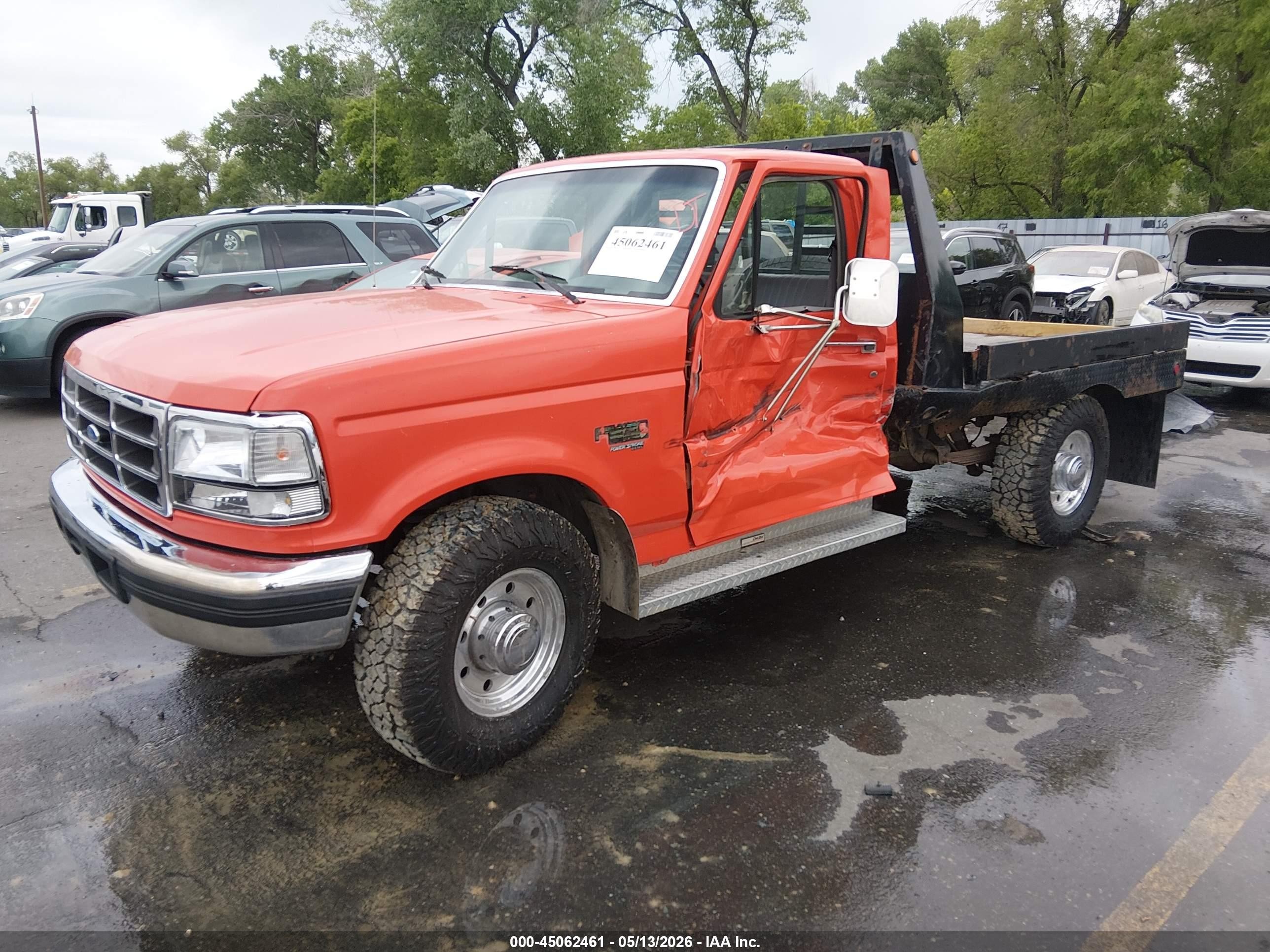 1995 Ford F250   Оранжевый vin: 1FTHF25F0SNB02897