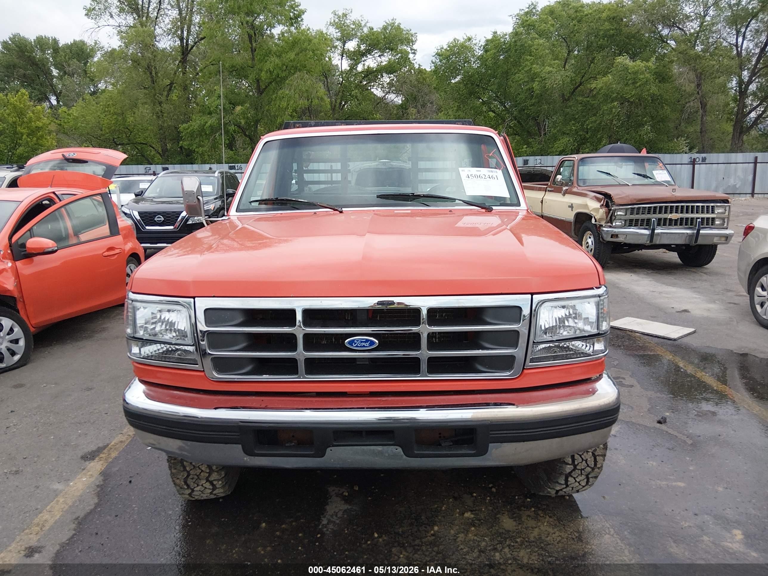 1995 Ford F250   Оранжевый vin: 1FTHF25F0SNB02897