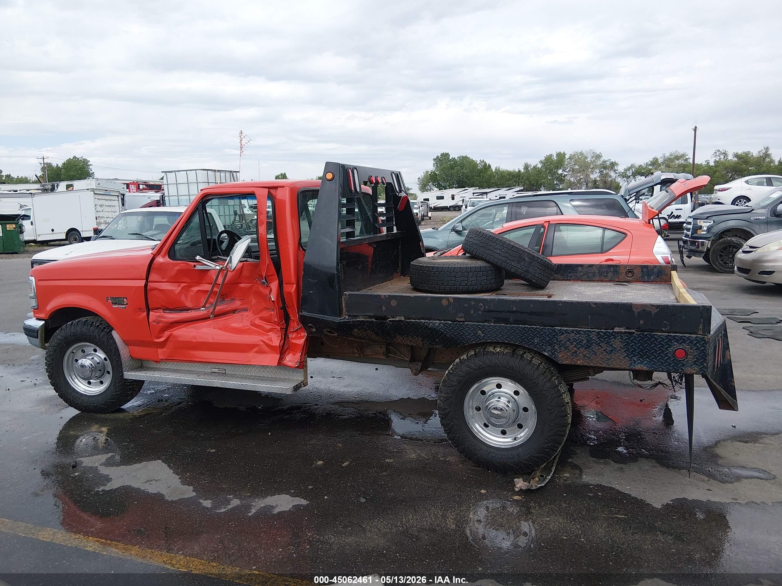 1995 Ford F250   Оранжевый vin: 1FTHF25F0SNB02897