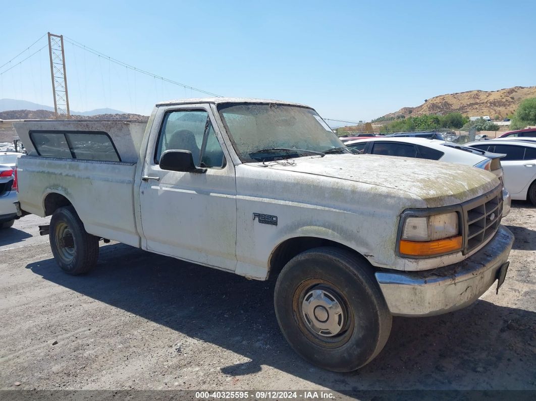 1997 Ford F-250 Xl White vin: 1FTHF25G0VEC95744