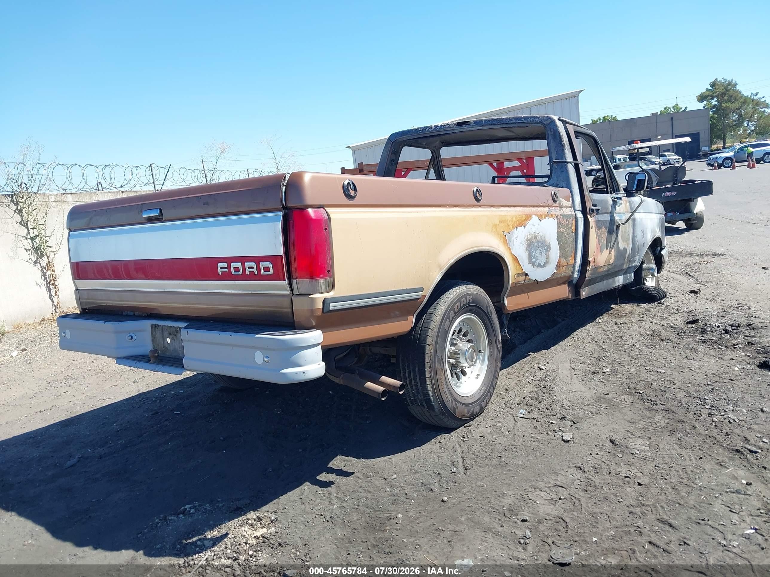 1989 Ford F250   Brown vin: 1FTHF25G7KPA03376