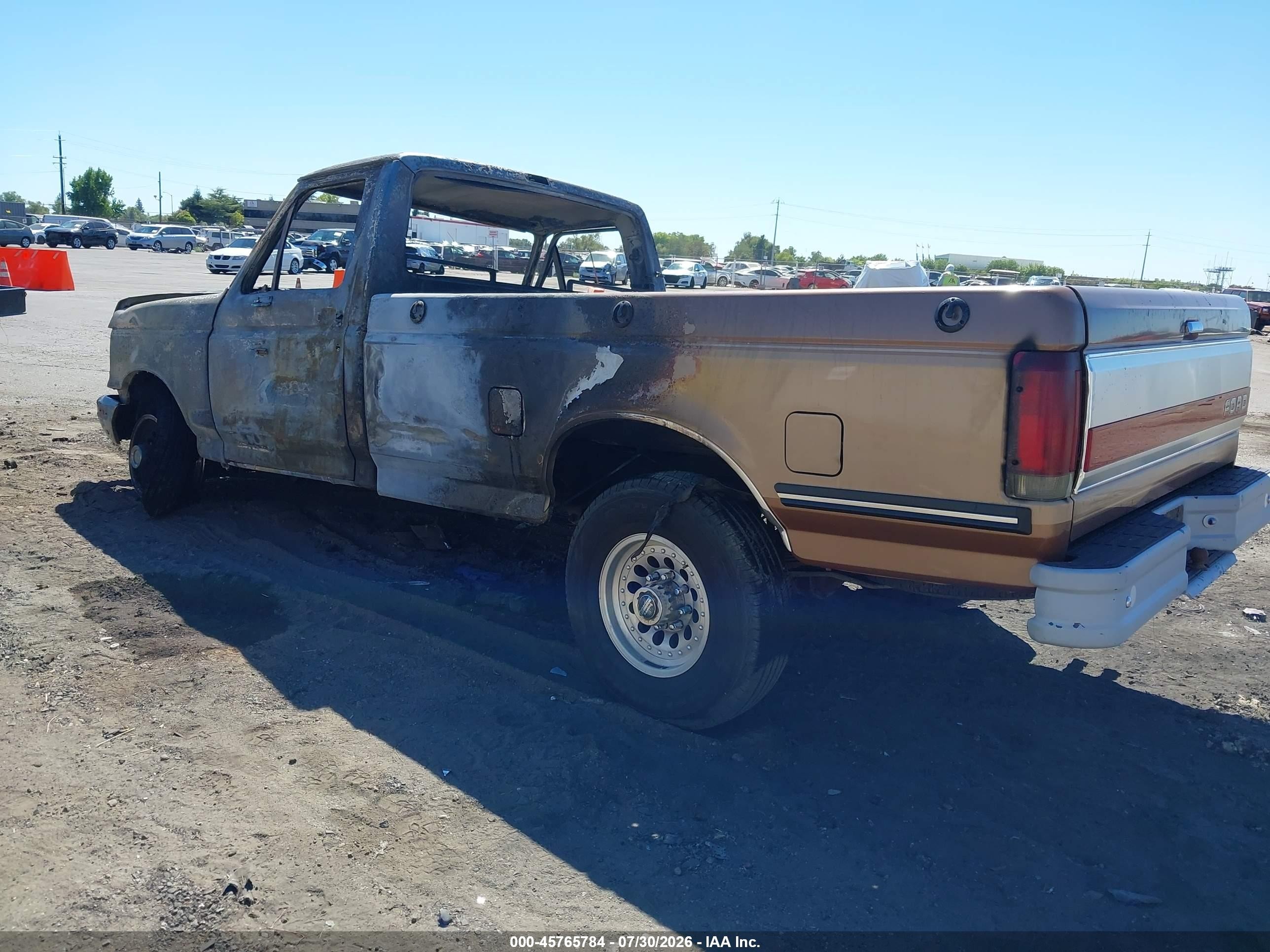 1989 Ford F250   Brown vin: 1FTHF25G7KPA03376