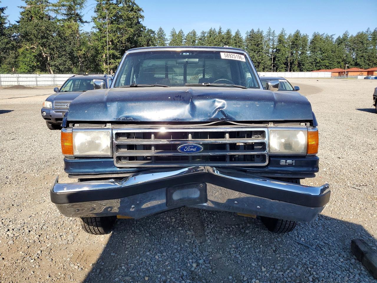 1990 Ford F250 Blue vin: 1FTHF25G8LPA07311