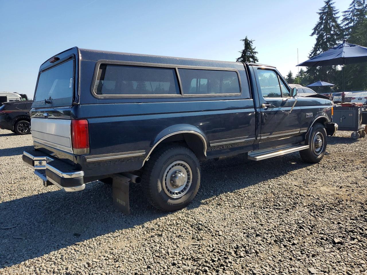 1990 Ford F250 Blue vin: 1FTHF25G8LPA07311
