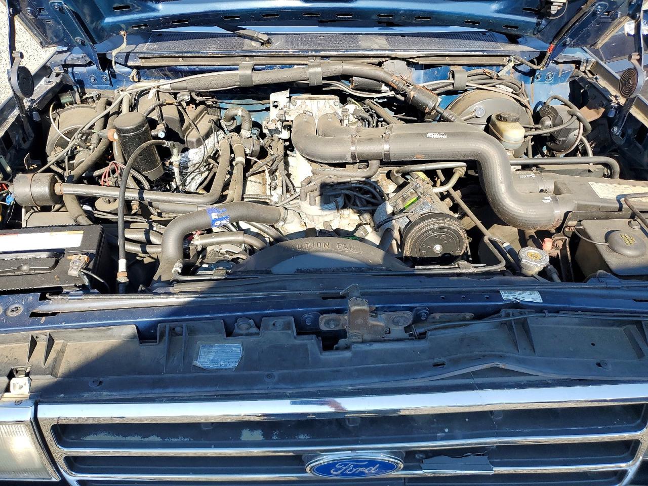 1990 Ford F250 Blue vin: 1FTHF25G8LPA07311