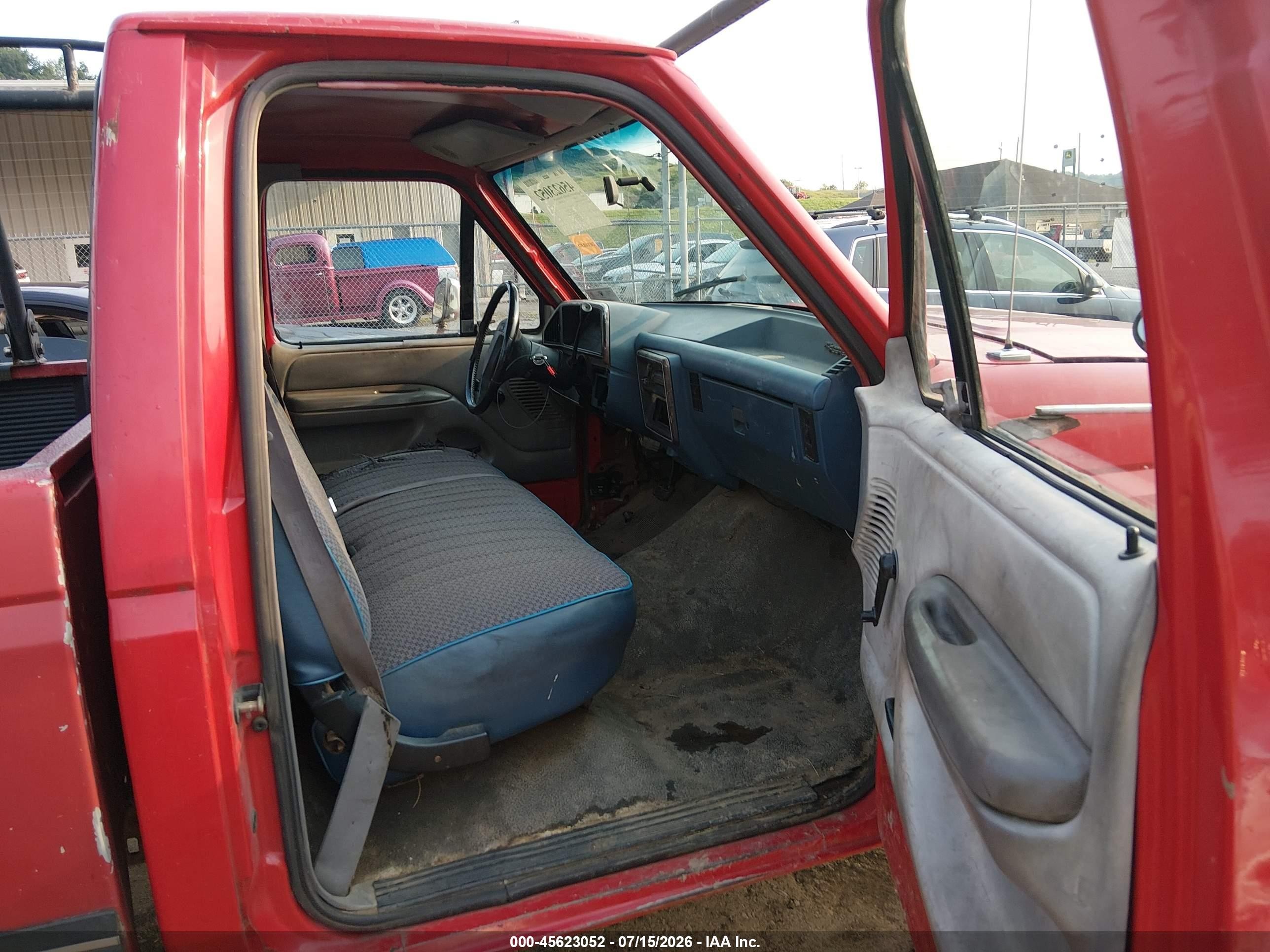 1997 Ford F-250 Hd Xl Red vin: 1FTHF25H1VED08817