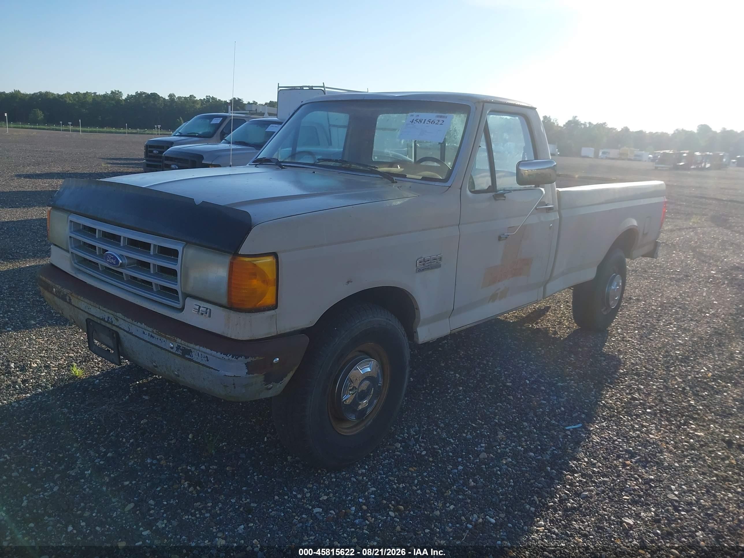 1991 Ford F250   Beige vin: 1FTHF25H3MNA47723