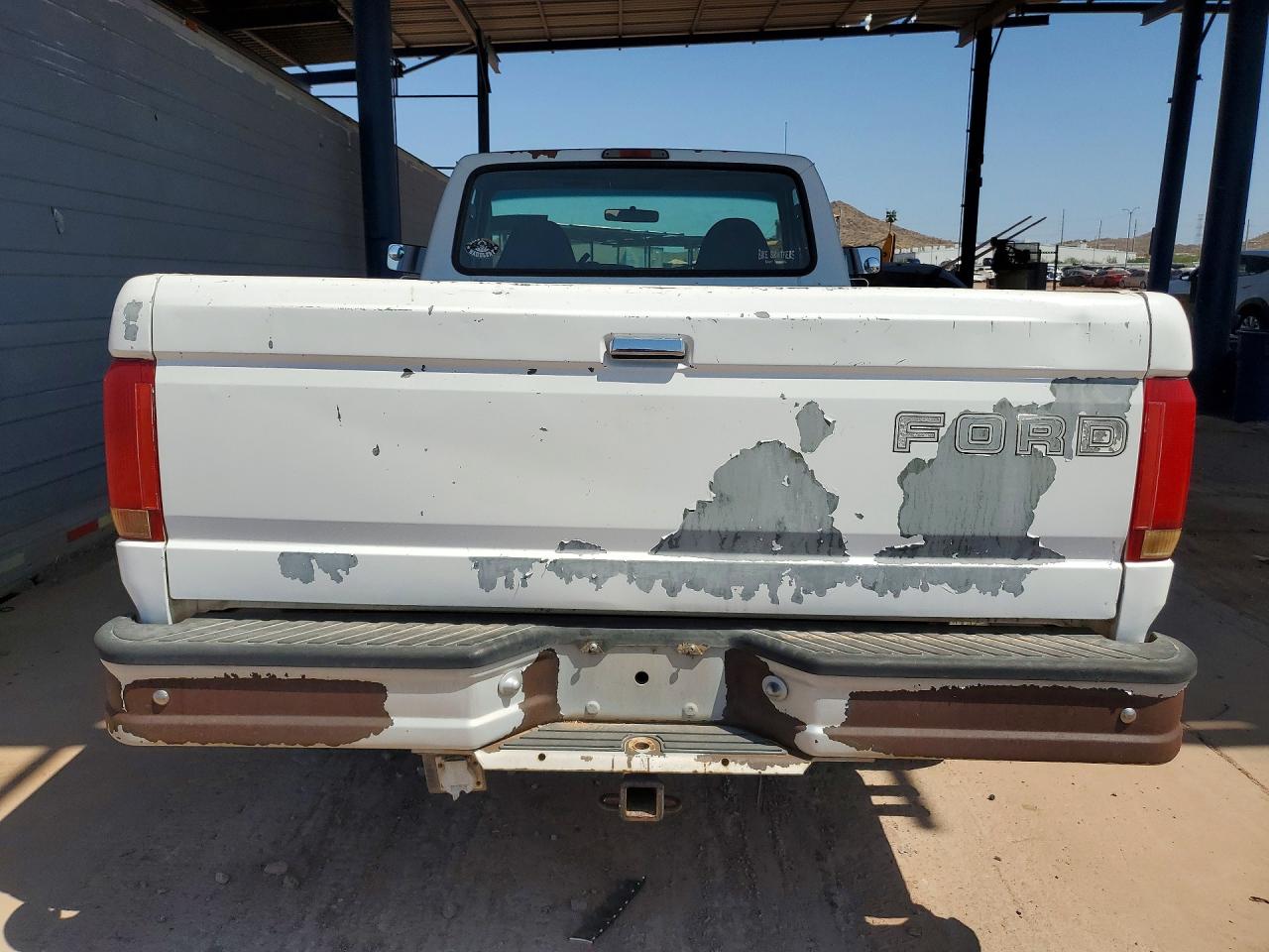 1996 Ford F250 White vin: 1FTHF25H5TEB68090