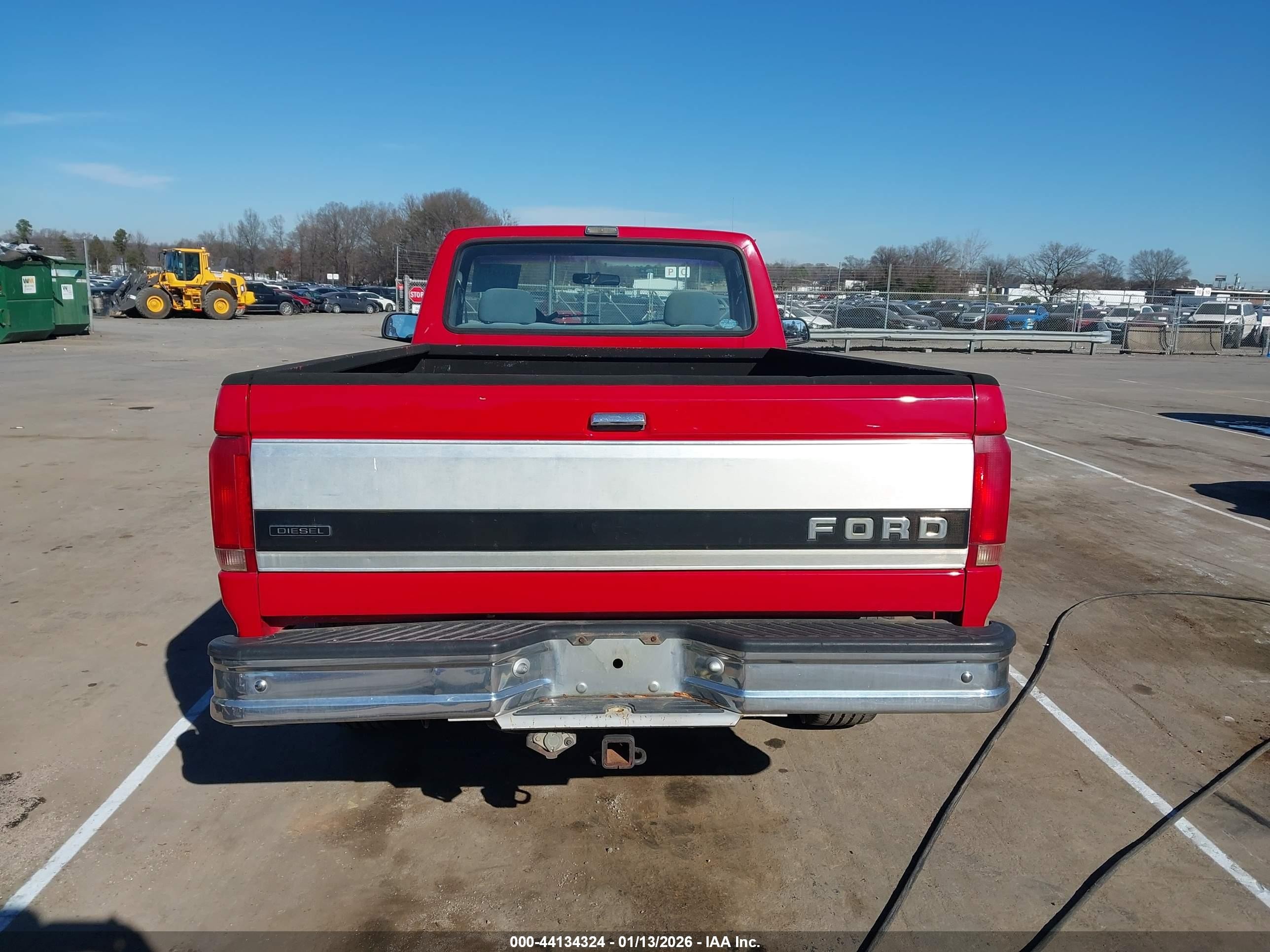 1993 Ford F250   Red vin: 1FTHF25M0PNA71530