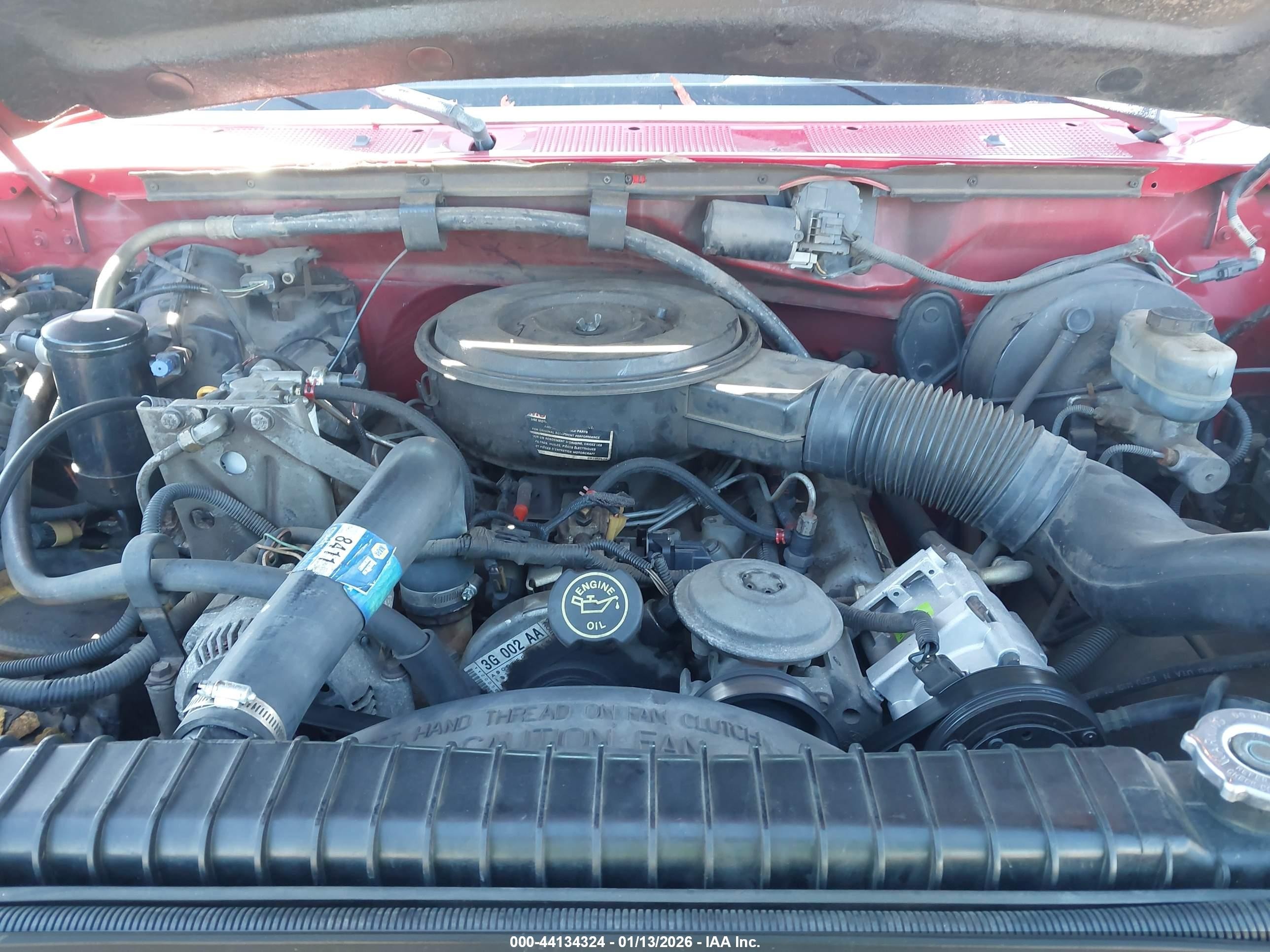1993 Ford F250   Red vin: 1FTHF25M0PNA71530