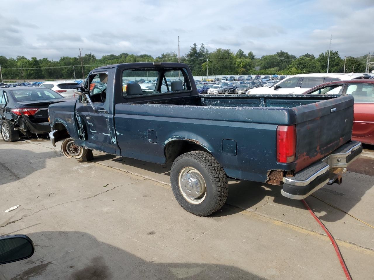 1993 Ford F250 Green vin: 1FTHF25Y5PNA44066