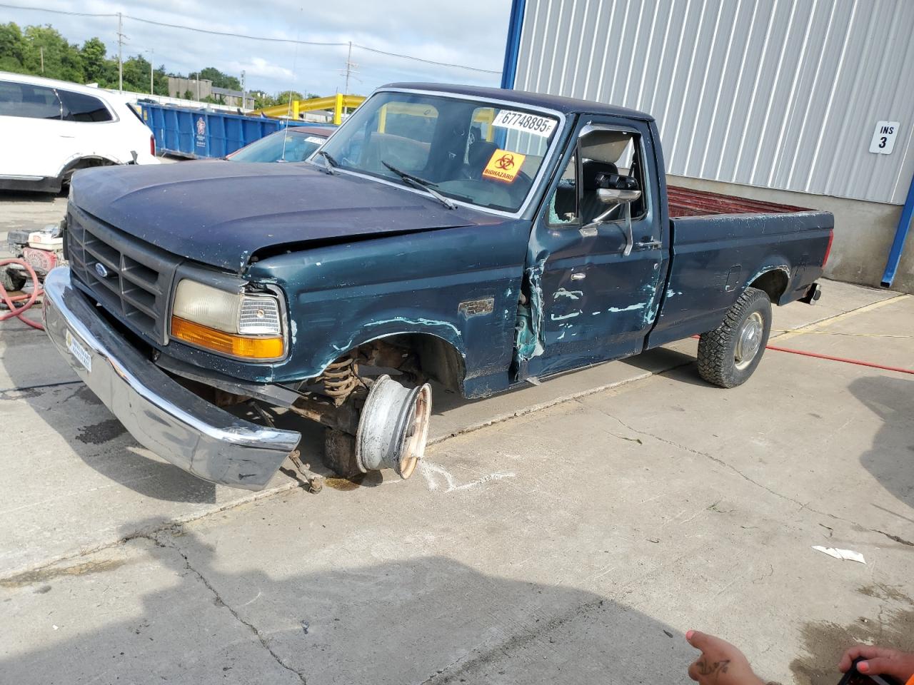 1993 Ford F250 Green vin: 1FTHF25Y5PNA44066
