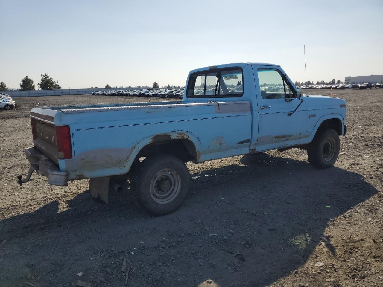 1983 Ford F250 Blue vin: 1FTHF2615DPA99988