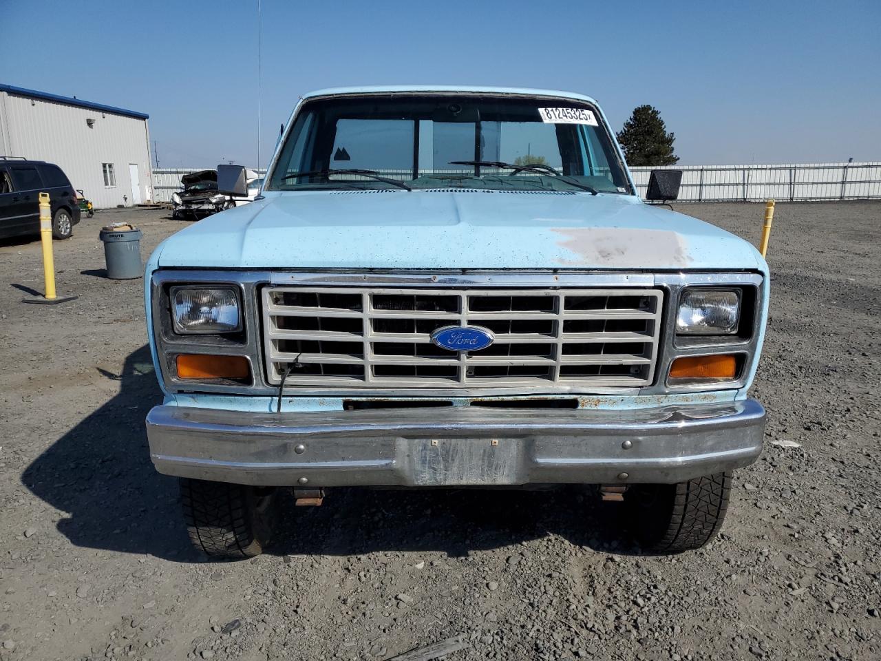 1983 Ford F250 Blue vin: 1FTHF2615DPA99988