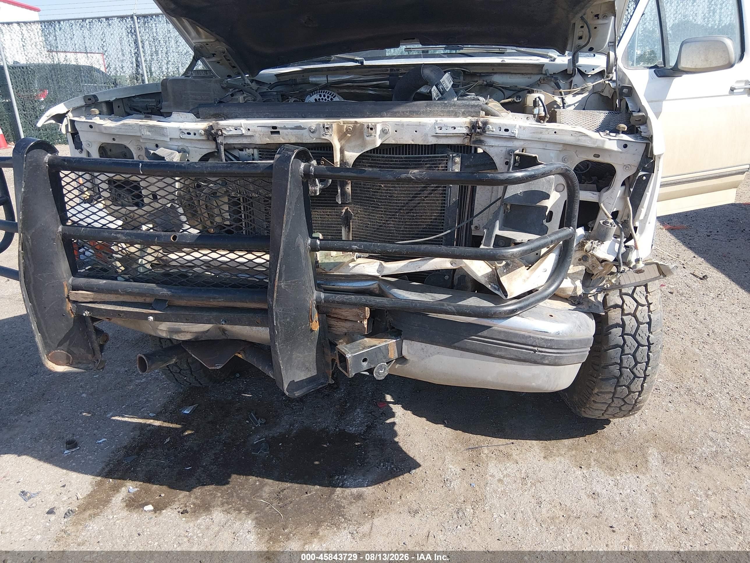 1996 Ford F250   Белый vin: 1FTHF26F4TEA77695