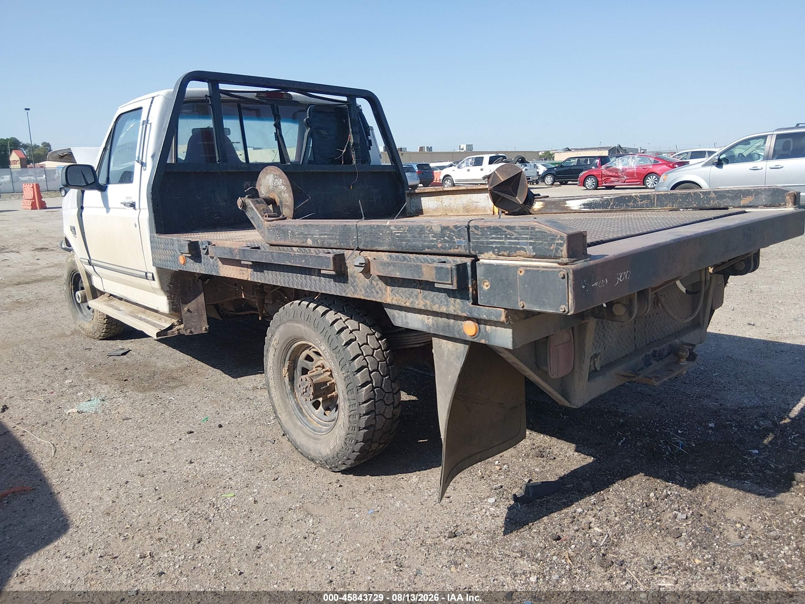 1996 Ford F250   Белый vin: 1FTHF26F4TEA77695