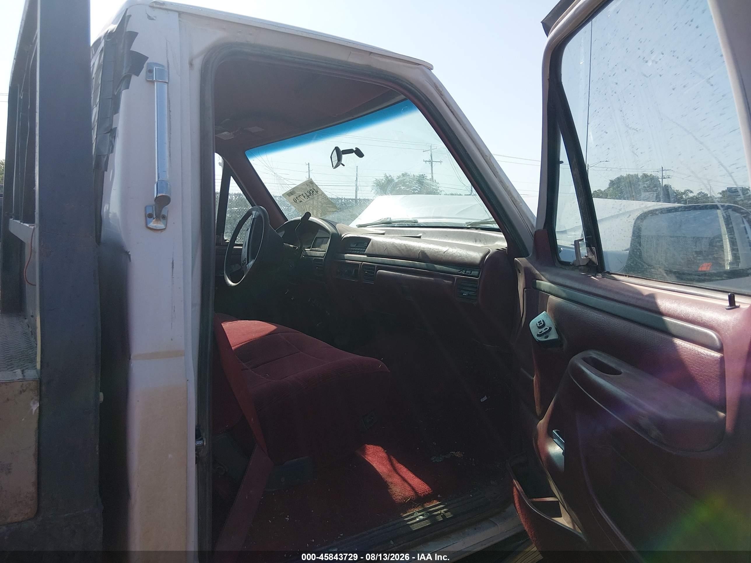 1996 Ford F250   Белый vin: 1FTHF26F4TEA77695