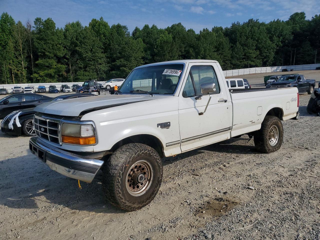 1996 Ford F250 White vin: 1FTHF26F7TEA99027