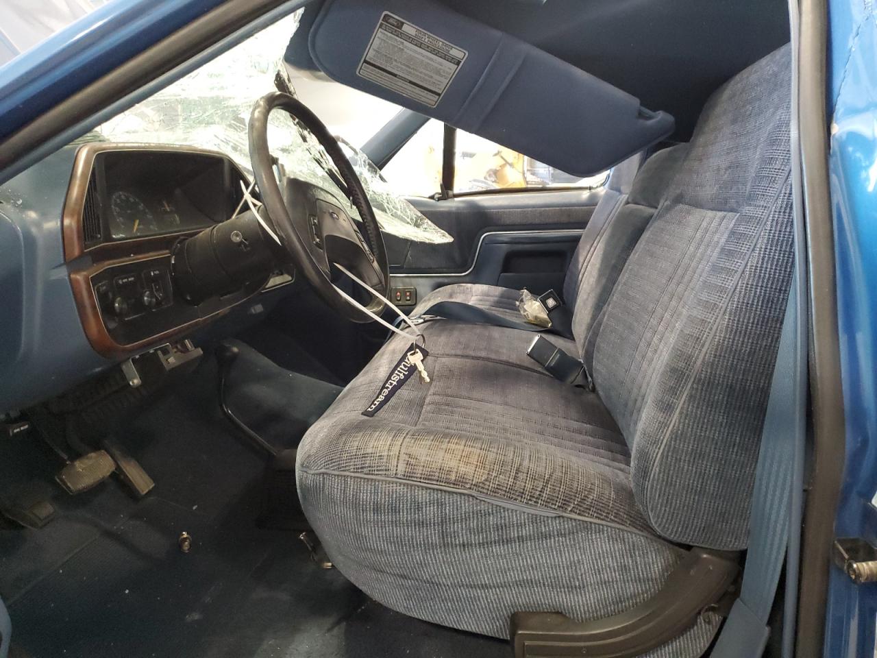 1988 Ford F250 Blue vin: 1FTHF26G8JPB38122