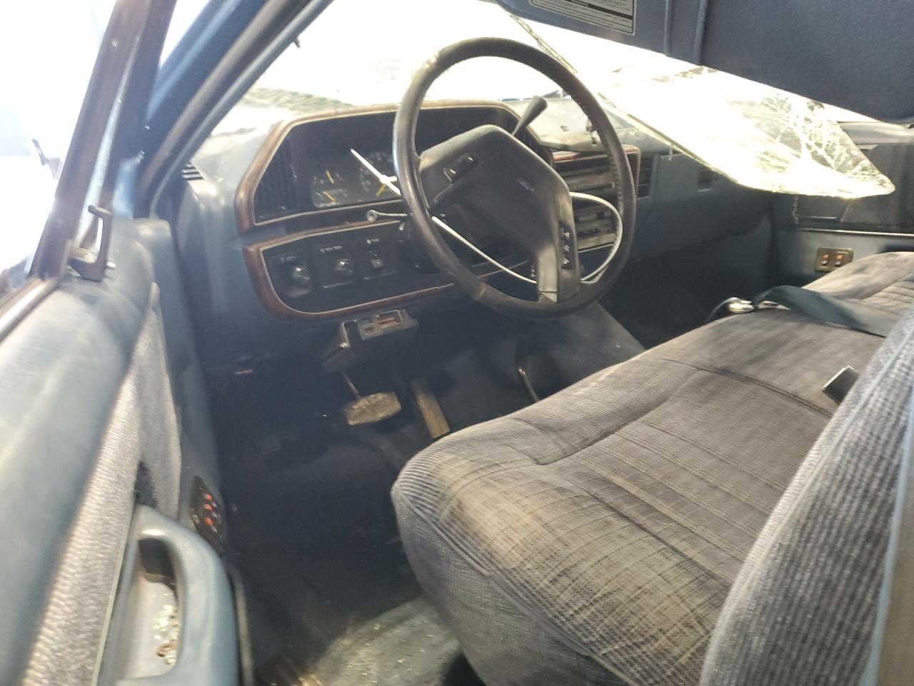 1988 Ford F250 Blue vin: 1FTHF26G8JPB38122