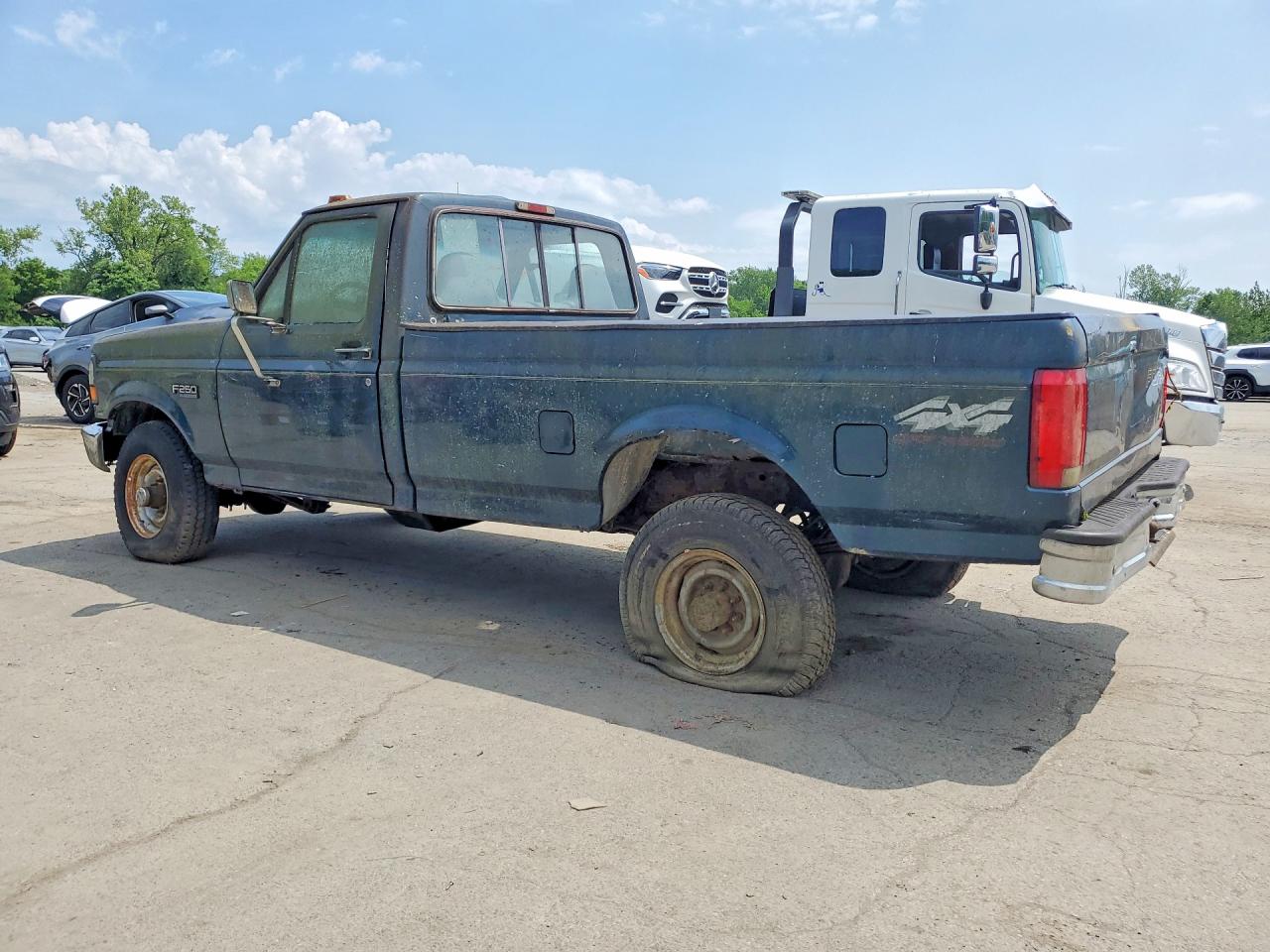 1996 Ford F250 Green vin: 1FTHF26G8TEB81311