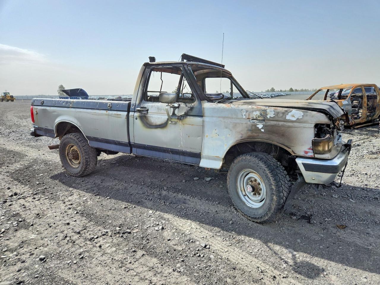 1990 Ford F250 Gray vin: 1FTHF26H3LPA76673
