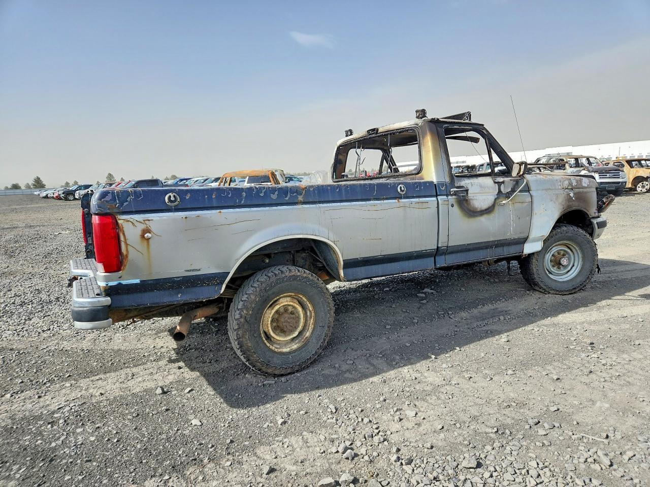 1990 Ford F250 Gray vin: 1FTHF26H3LPA76673