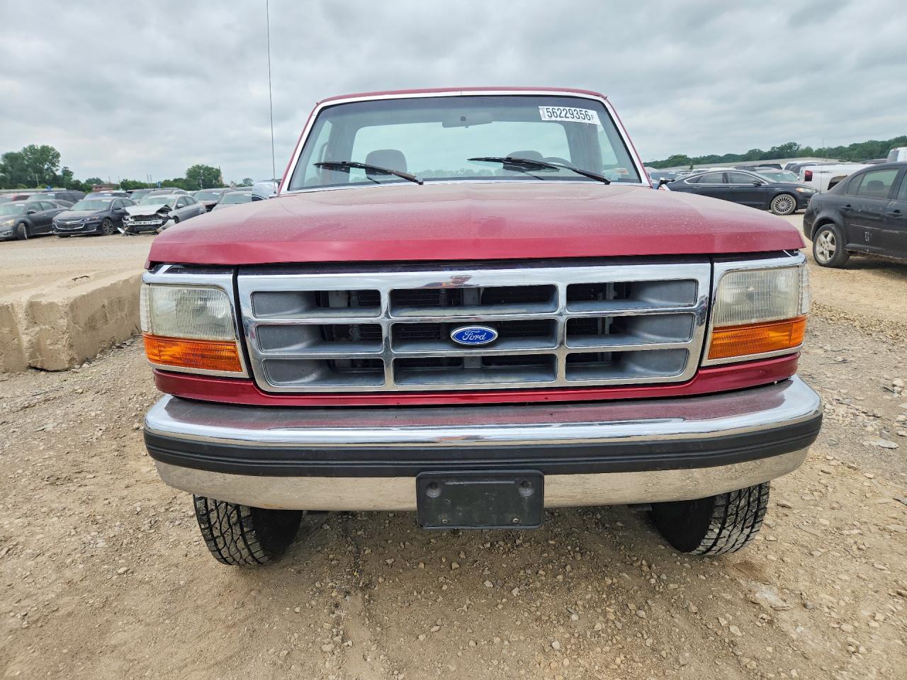 1997 Ford F250 Red vin: 1FTHF26H4VEB57969