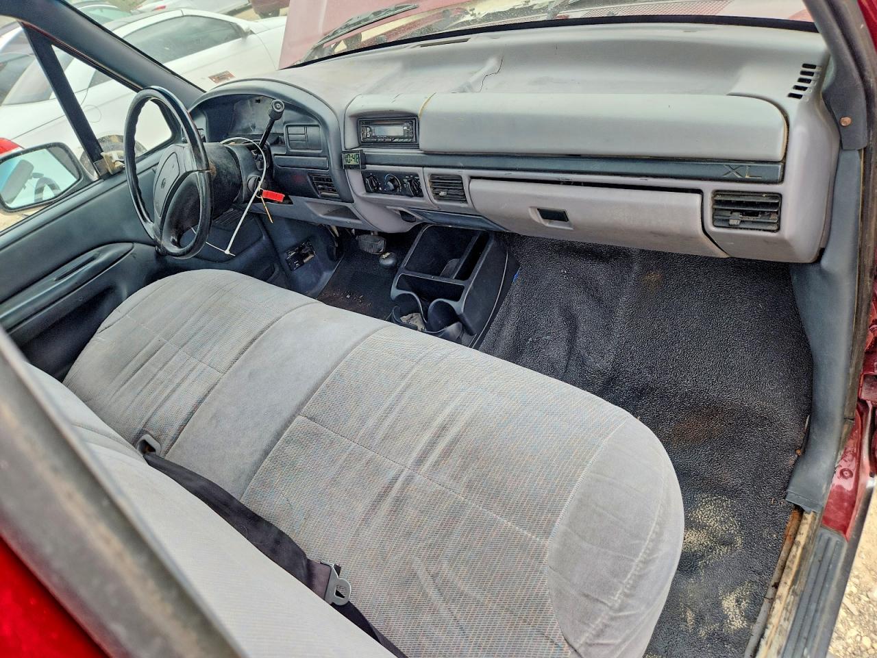 1997 Ford F250 Red vin: 1FTHF26H4VEB57969