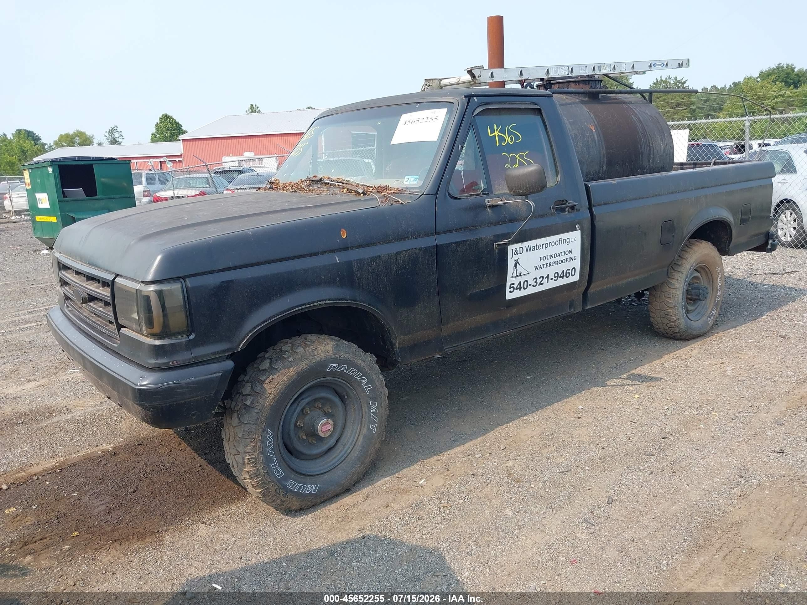 1989 Ford F250   Black vin: 1FTHF26H6KNB64949