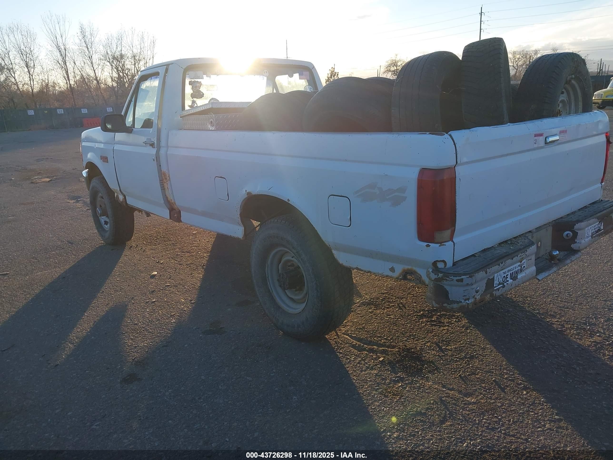 1993 Ford F250   White vin: 1FTHF26H7PLA24007